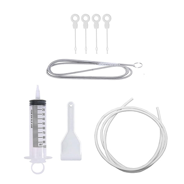 Kit Herramientas Cepillo Limpieza para Frigorífico Manguera Acero Inoxidable para Coche Y Frigorífico 8 Uds.