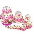 thumbnail image 2 of 10 Pcs Poupées Russes Fines Gigognes Matryoshka Handmad, 2 of 4