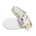 thumbnail image 3 of Daiia Cartoon Monkey Print Women’s Fuzzy Slippers Memory Foam Lightweight House Shoes Cozy Loafer Flannel House Shoes-35/36, 3 of 7