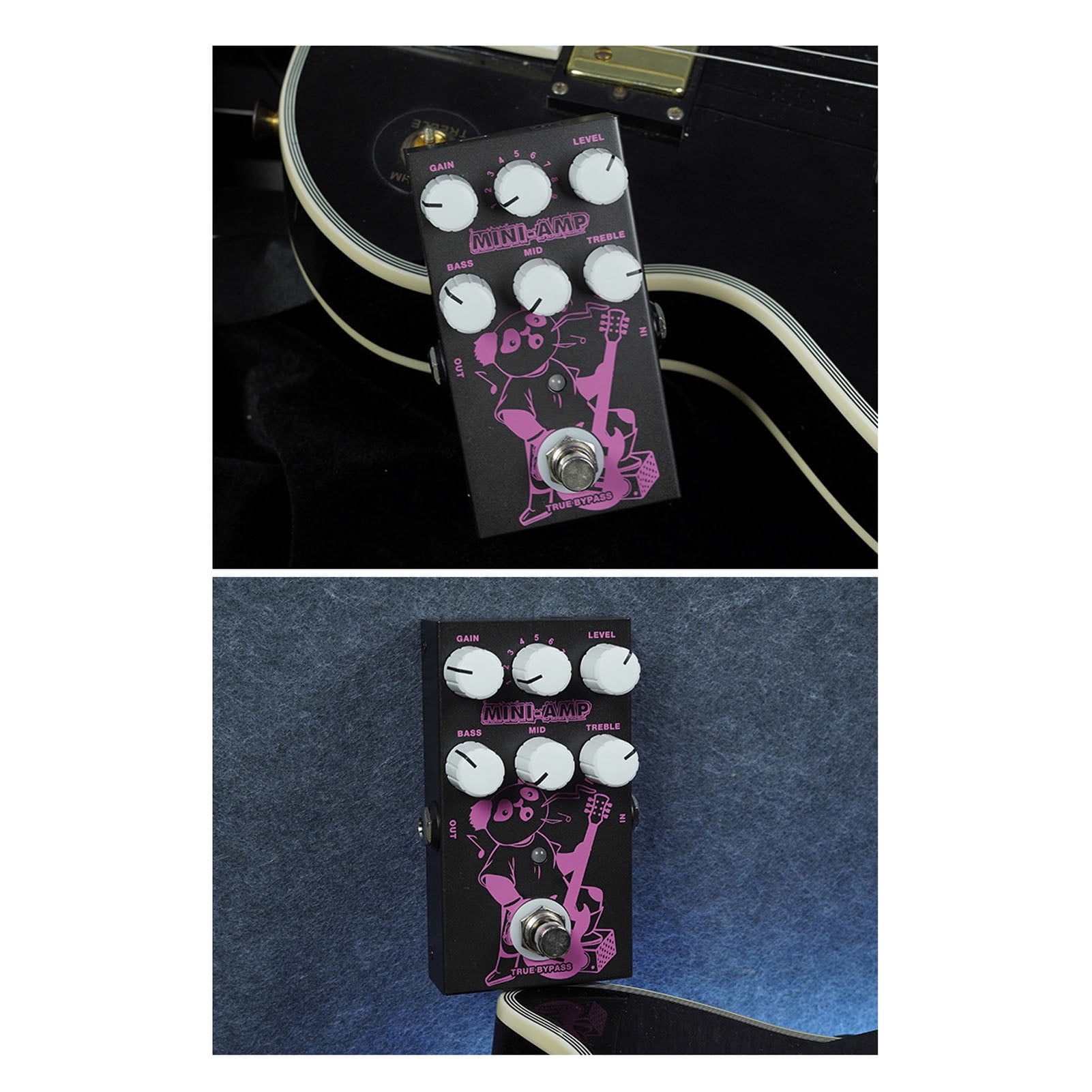 M Buder Electric Guitar Pedal 3 EQ Adjustable 9 Music Effects Multi Effects Guitar Effector for Performance 4.41 x 2.68 x 1.57 inches Metal Body 9V DC USB 5V Powered