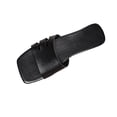 thumbnail image 6 of Xucatan Women's Square Toe Slide Sandals, Faux Leather Flat Slippers with Thin Sole, Open Toe Casual Summer Shoes, Versatile Everyday Beach Footwear Gift, 6 of 9
