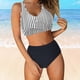 thumbnail image 1 of WILLBEST Traje de Baño Para Mujer, Bikini de Cintura Alta de 2 Piezas, Trajes de Baño de Cobertura Completa, 1 of 4