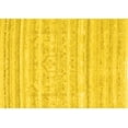 thumbnail image 1 of Ahgly Company Machine Washable Indoor Rectangle Solid Yellow Modern Area Rugs, 2' x 3', 1 of 4
