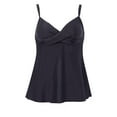 thumbnail image 4 of Women's Underwire Push Up Tankini Top - Ruched Swimwear with Padded Bra - S-XXL, 4 of 4