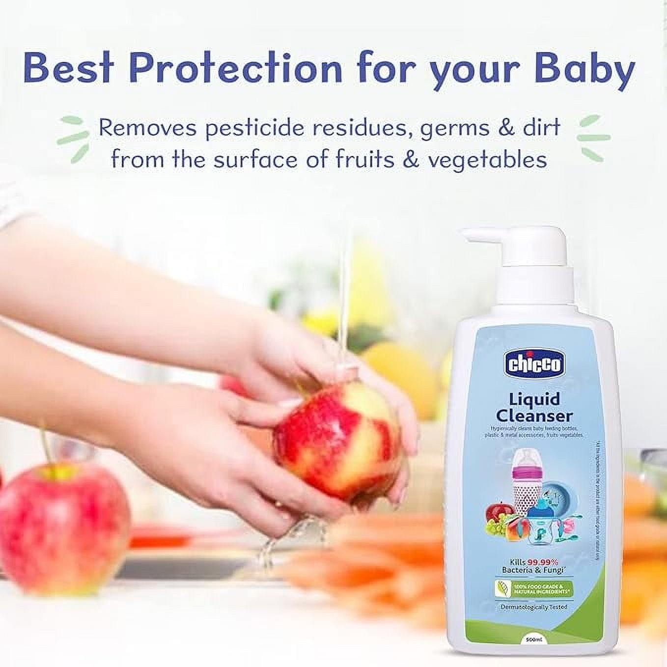 Chicco Liquid Cleanser 500ml Bottle Wash for Cleaning Baby Bottles