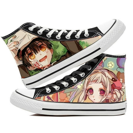

Toilet-bound Hanako-kun Anime Cosplay High-Top Sneakers Lace-up Canvas Shoes Fashion Trainers