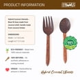thumbnail image 3 of Rainforest Bowls Hybrid Coconut Utensil Set 4-Pack, 3 of 3