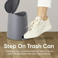 thumbnail image 5 of New Superio Small Trash Can with Lid 3 Liter Grey,, 5 of 9