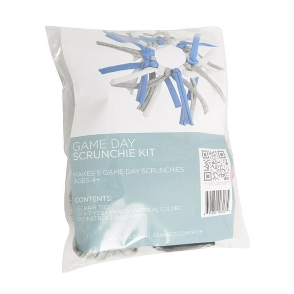 Game Day Adult Unisex Royal Blue Eco DIY Scrunchie Kit