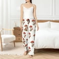 thumbnail image 6 of Lsque Mushroom Print Women's Pajama Pants, Lounge Pant - Comfortable Home Wear,Elastic Waistband, Stylish Design-XX-Large, 6 of 9