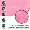 thumbnail image 3 of Limmys Kids Swim Cap for Long Hair, 100% Silicone Swimming Cap, Soft Stretchy Chlorine-Resistant & Latex-Free Pool Cap, One Size, Ages 3 to 14, 3 of 5