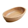 thumbnail image 2 of Ensaladera de madera para mezclar y servir Ensaladera de madera para servir ensaladas de frutas 20X12X4cm, 2 of 9