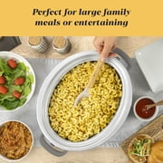 Crock-Pot Programmable 7-Quart Cook and Carry Slow Cooker, Grey