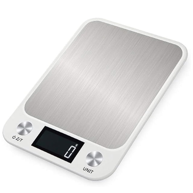 Balance Alimentaire de Cuisine Numérique, Balance Multifonction de 22 lb pour Aliments Onces et Grammes, Panneau de Balance en Acier Inoxydable avec Écran LCD