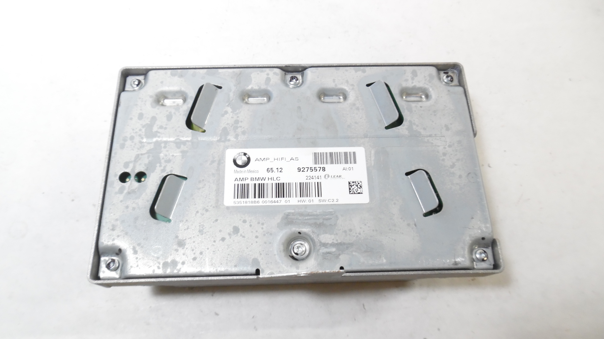 Pre-Owned 2011 2012 2013 2014 BMW X3 Audio Amplifier Amp HiFi System OEM - Verify Specific Vehicle Fitment In Description - (Good)