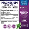 thumbnail image 3 of Magnesium Citrate 1000mg Per Serving - Max Absorption Magnesium Powder Capsules for Muscle, Nerve, Bone and Heart Health Support, High Absorption Citrate Complex, Gluten Free, Non-GMO - 120 Capsules, 3 of 10