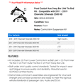 thumbnail image 2 of Front Control Arm Sway Bar Link Tie Rod Kit - Compatible with 2011 - 2019 Chevy Silverado 3500 HD 2012 2013 2014 2015 2016 2017 2018, 2 of 2