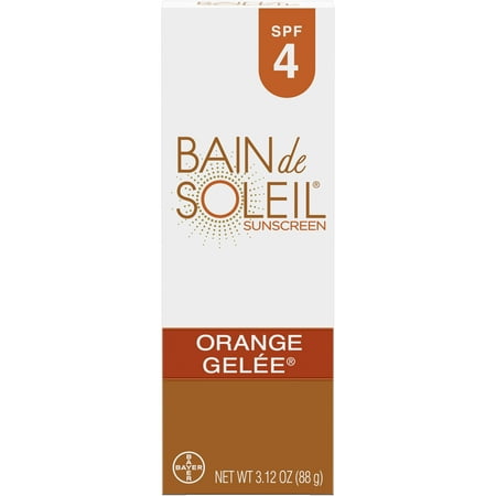 Bain de Soleil Orange Gelee Sunscreen SPF 4, 3.12 Ounce (Best Childrens Sun Cream)