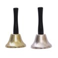thumbnail image 1 of 2 Pcs Rattle Bell with Handle Dinner Party Hand bell Restaurant Call Service Bell Christmas Decorations for Festival, 1 of 6