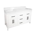 thumbnail image 3 of Kensington 60" Double Bathroom Vanity with White Cabinet and Engineered Marble Countertop, 3 of 6