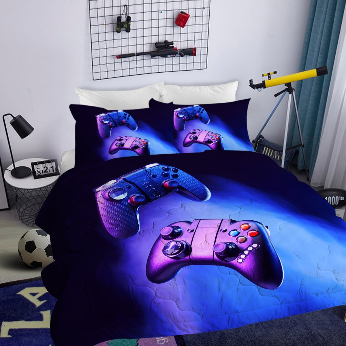 2 Piece Fortnite Comforter Set With Reversible Cover # P #146 