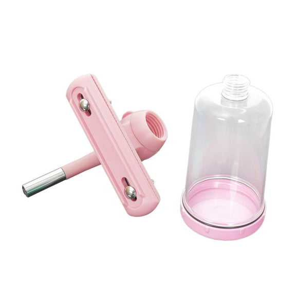 Equipo de bebida para mascotas, botella de agua para mascotas, alimentador automático de agua, artículos para beber para mascotas, regalo para niños, Rosa
