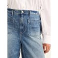 thumbnail image 3 of Free Assembly Women's and Women's Plus Wide Leg Jeans with Patch Pockets, 30", 32", and 34" Inseams, Sizes 0-26W, 3 of 5