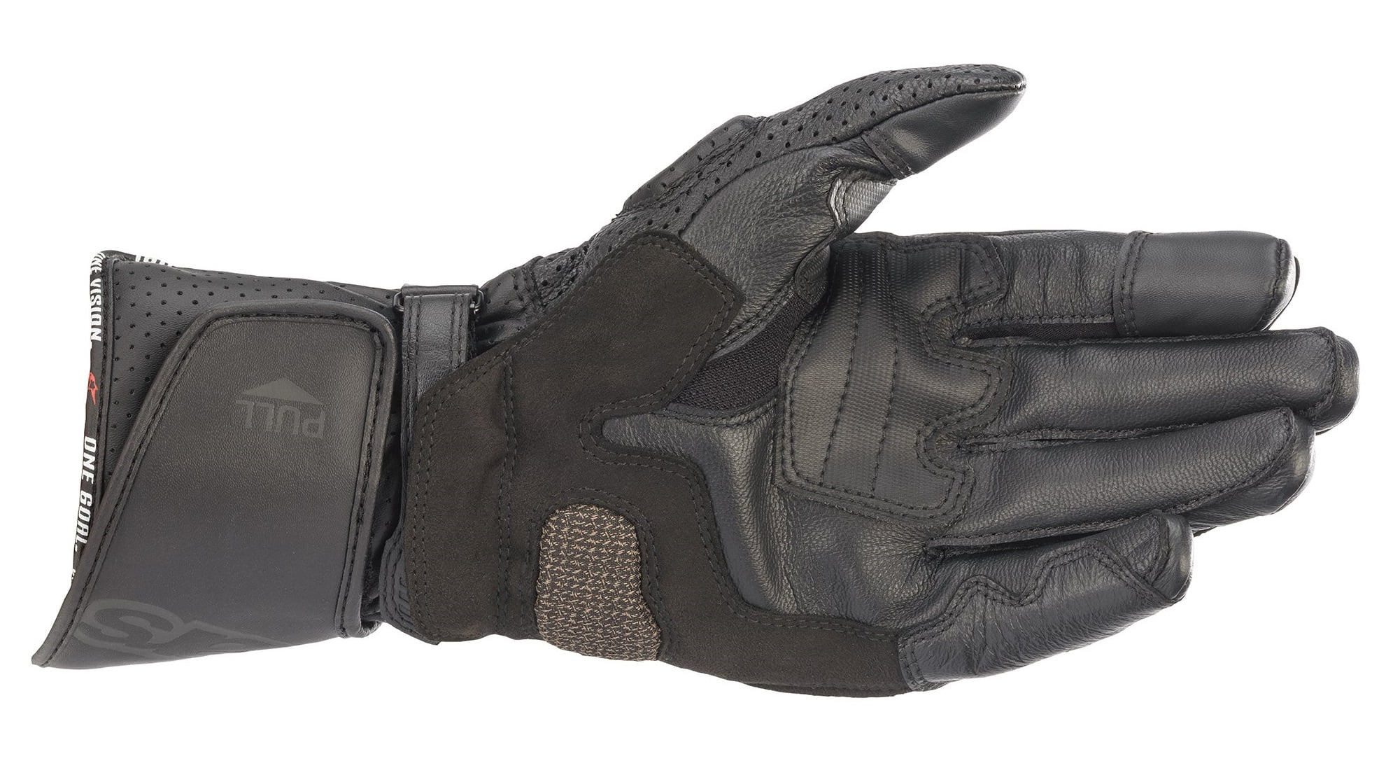 Alpinestars SP-8 V3 Mens Leather Motorcycle Gloves Black/Black XL