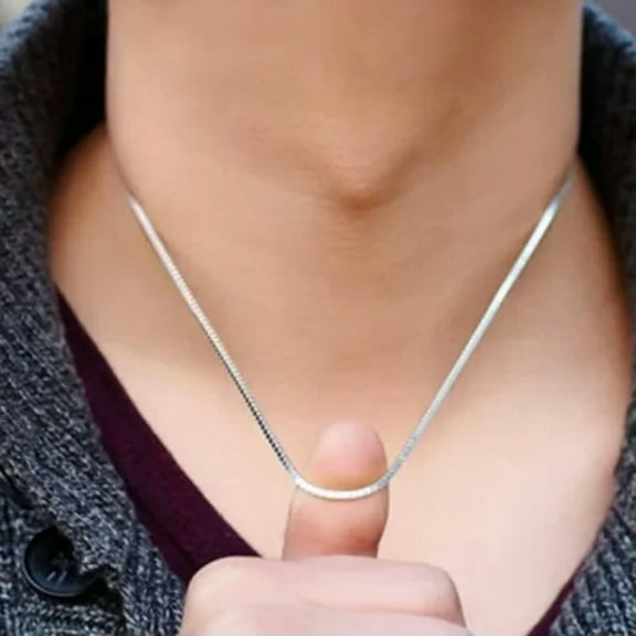 K-KED Bulk 925 Silver Snake Chain Necklace 2MM Delicate Jewelry findings 16"-30" for Men Women-18"-5pcs