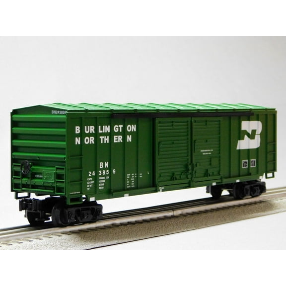 Lionel Burlington Northern Standard O Double Door BOXCAR O Gauge 2443002