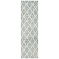 thumbnail image 2 of SAFAVIEH Natura Olgica Geometric Diamonds Runner Rug, Ivory/Blue, 2'3" x 8', 2 of 5