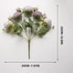 thumbnail image 3 of Ramo de flores de seda de peonía artificial | 5 Grandes Flores + 4 Brotes | Decoración floral artificial realista para bodas, San Valentín, centros de mesa para el hogar | 32CM | Color vibrante, 3 of 8