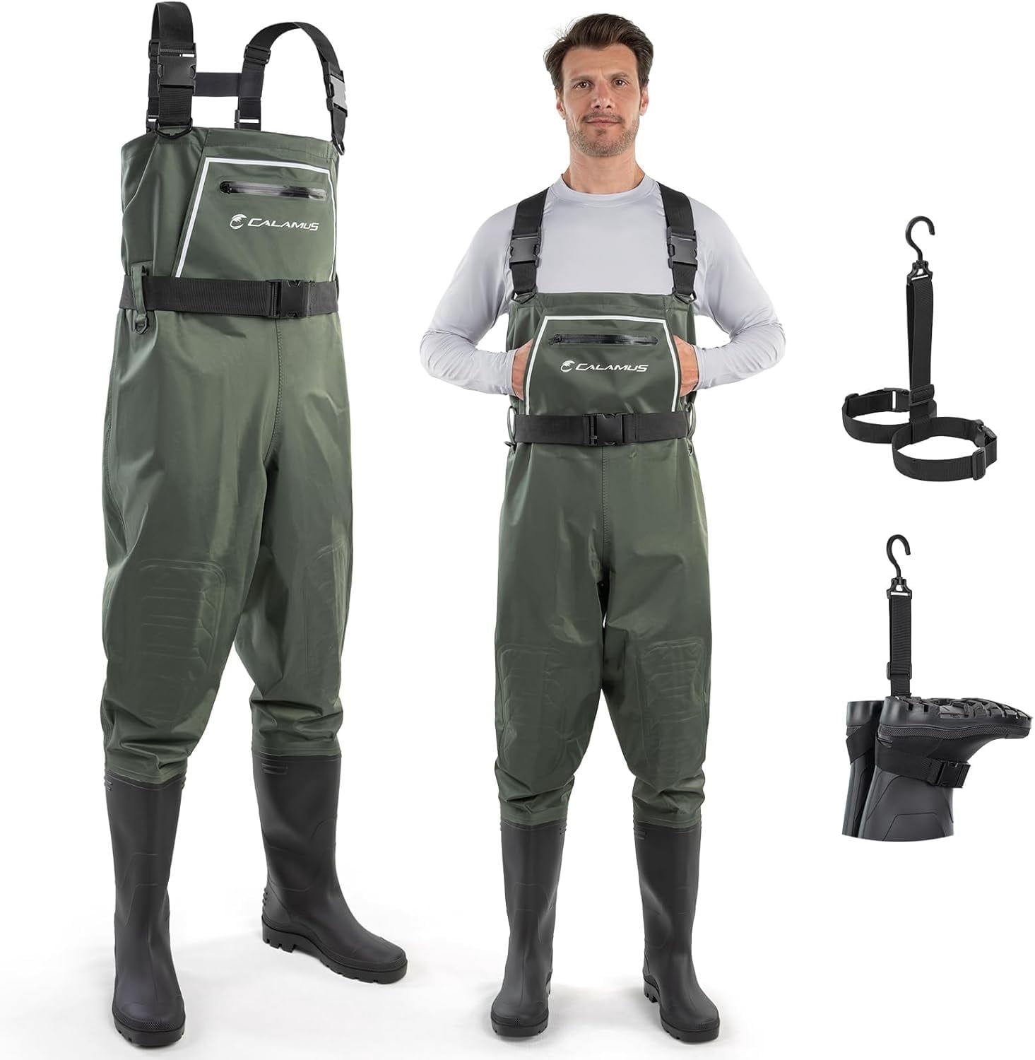 Allen Company, Fishing Chest Wader, Size Medium, Brown - Walmart.com