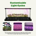 thumbnail image 2 of Epic Gardening Seed Starting Grow Light, Full-Spectrum LED with Adjustable Height & Integrated Tray for Indoor Seedlings, Light with Timer (Standard), 2 of 6