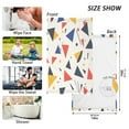 thumbnail image 6 of Yayeee 100% Cotton Hand Towels for Bathroom 16" x 28" Soft Absorbent Kitchen Towel, White Geometric, 6 of 7
