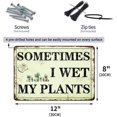 thumbnail image 2 of Vintage Metal Tin Signs Yes I Really Do Need All These Plants Retro Look Metal Decoration Poster Sign for Home Kitchen Farmhouse Garden Funny Wall Decor White, 2 of 6