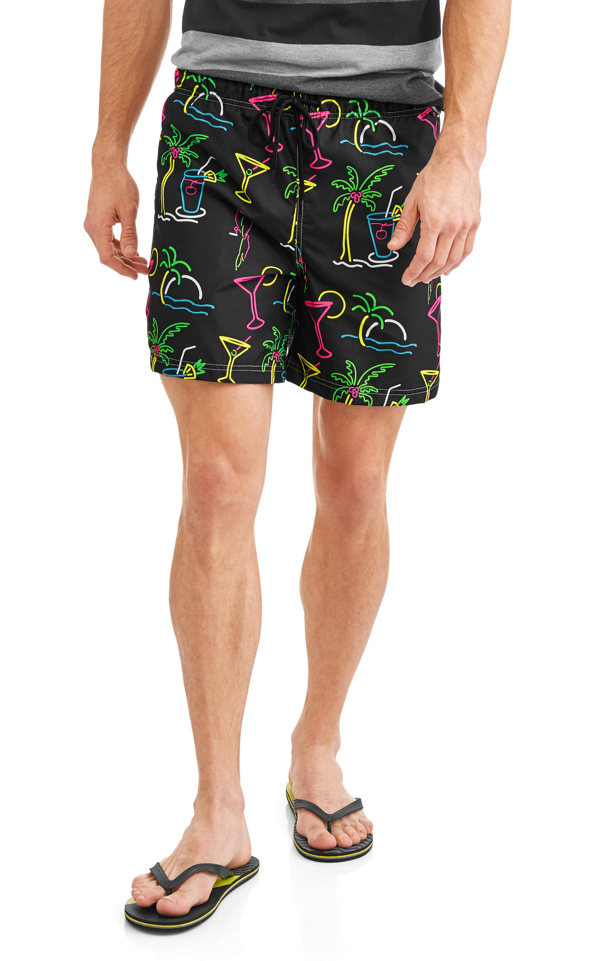 Men's Print Swim Trunk