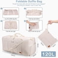thumbnail image 2 of Bolsa de viaje Urtala 120L para hombre y mujer, color beige, 2 of 8