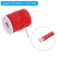 thumbnail image 2 of Uxcell 0.8mm 109 Yards Elastic String Cord Elastic Thread Beading String Cord, Red, 2 of 5