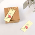thumbnail image 4 of Gift Tags 50 Pack Carnation Design Hang Tags for Present Wrapping Party Favors Mother's Day Decoration Thank You Notes Craft Supplies Cardstock Paper with String for DIY Labeling, 4 of 8