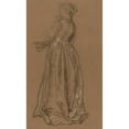 thumbnail image 2 of James Abbott McNeill Whistler 12x18 Gold Ornate Wood Frame and Double Matted Museum Art Print Titled - Woman with a Fan (1873-1875), 2 of 4