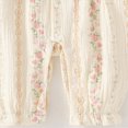 thumbnail image 5 of CAUYDY Baby Girl Gift Newborn Clothes Preemie Long Sleeve Bodysuit Infant Girls Sleepers Fall Winter Toddler Romper Pajamas 0-3M 6-9M 12-18M Sizes 2-4 Months,Pink, 5 of 9
