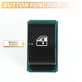 thumbnail image 3 of Unique Bargains 1Pc Front Right Passenger Side Power Window Switch for Fiat Doblo Idea No.735417034, 3 of 7