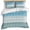 Blue, variant on Colorful Stripe Bedding 3 Piece Duvet Cover Set California King, Modern Teal Blue Green Vertical Striped Soft Microfiber Comforter Cover with Zipper Closure & Pillowcases, FadeResistant Quilt Cover
