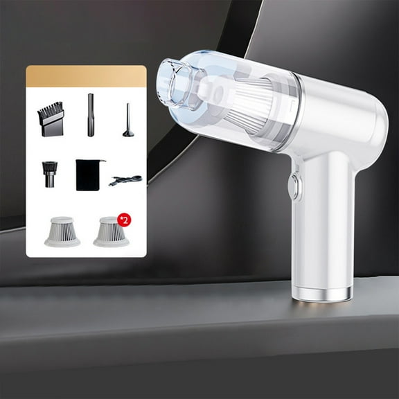 Dademeo 9000PA Strong Suction Car Vacuum Cleaner Cordless Portable Handheld Vacuum Cleaner Blower 2 in 1 Mini Household Vacuum Cleaner for Car Home Office Pet Hair