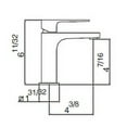 thumbnail image 2 of Faucet Wash Basin Mixer Black, 2 of 2