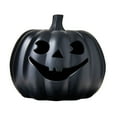 thumbnail image 2 of Halloween Jack O’ Lantern Pumpkins Black, 2 of 7