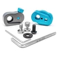 thumbnail image 2 of KONDOR BLUE Mini Quick Release Plate for Camera Tripod, Gimbal, Video Monitor, Magic Arm, Flash Bracket, Stabilizer | Camera Quick Release Anti-Twist Arri 3/8" Mount and 1/4" Threads (Space Gray), 2 of 5