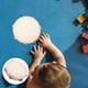 thumbnail image 4 of Pandereta musical, instrumento de percusión, instrumento de fiesta, pandereta, tambor, pandereta de mano, tambor de mano para niños (L), 4 of 7