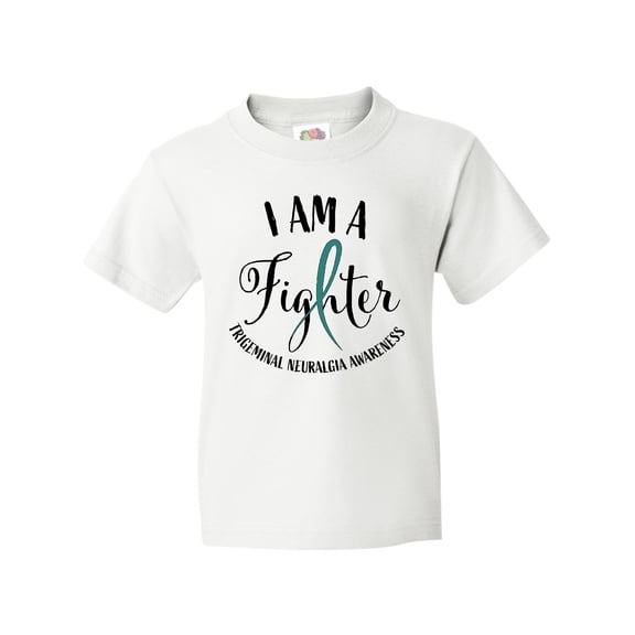 Inktastic Trigeminal Neuralgia Awareness I am a Fighter Youth T-Shirt